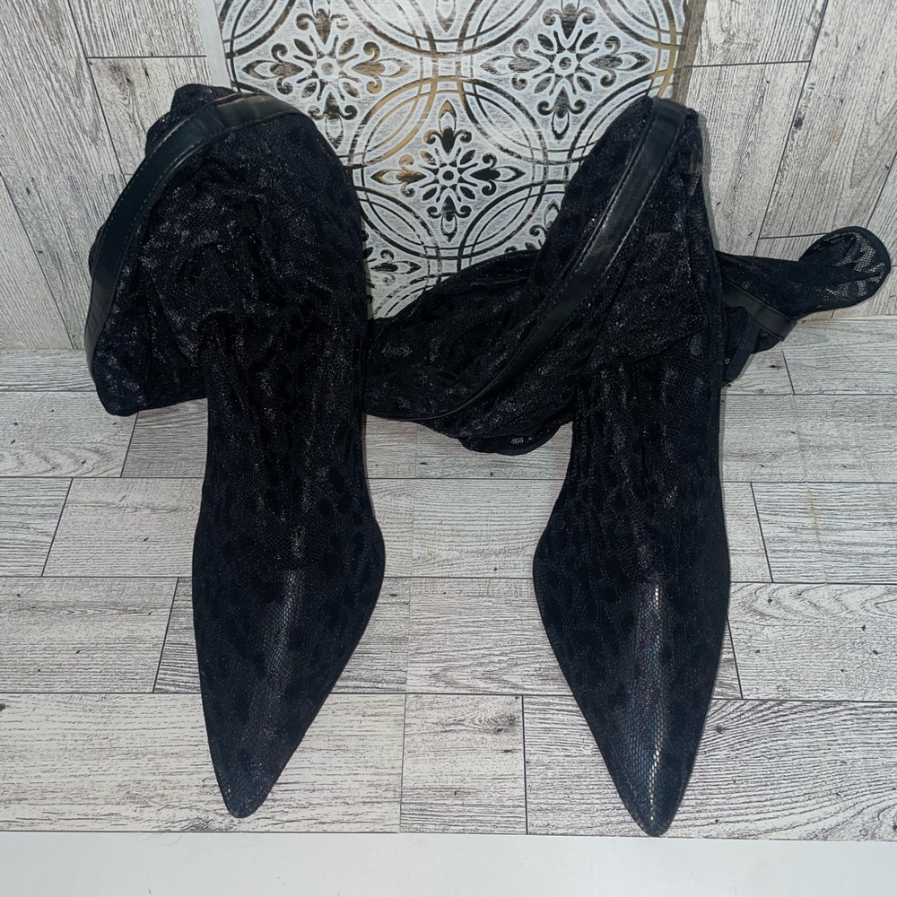 Azalea wang pointy toe see-through heels women size 10 in new condition
